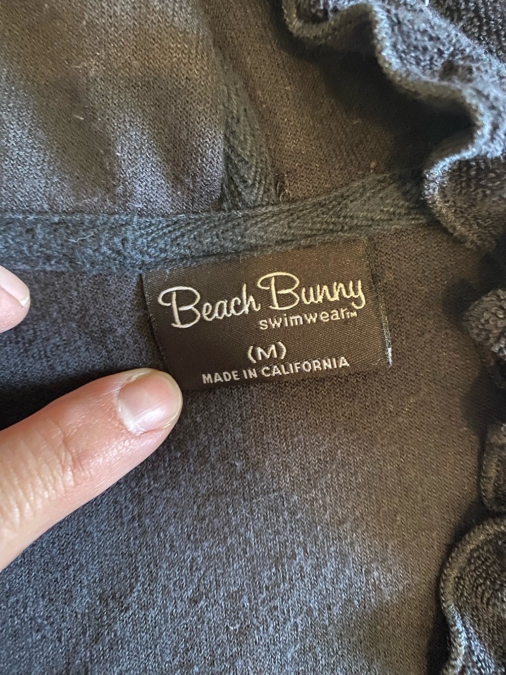 TO DIE FOR BEACH BUNNY Summer Nights terry hooded cover up dress - Picture 5 of 5